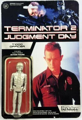 Terminator 2 Judgment Day - ReAction Figure - T-1000 Officer (Metal Form)