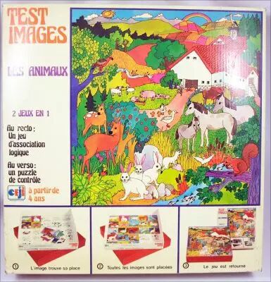 Test Images Les Animaux - Jeu de soci�t� - Ceji Compagnie du Jouet 1972