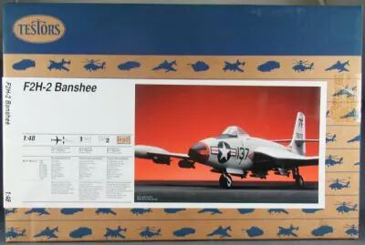 Testors 7522 - US Navy F2H-2 Banshee 1/48 Neuf Boite Scell�e