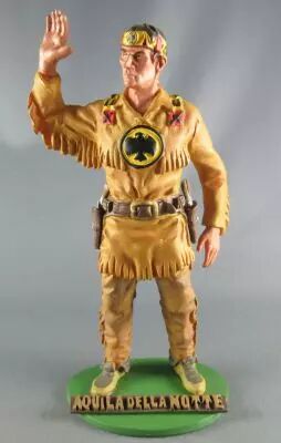 Tex Willer - Hachette resin statue - Night Eagle