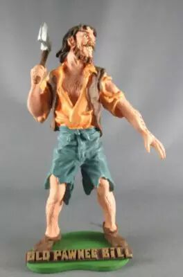 Tex Willer - Hachette resin statue - Old Pawnee Bill