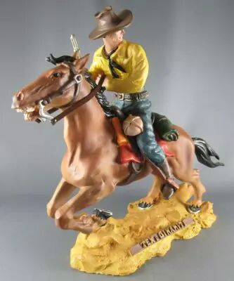 Tex Willer - Hachette resin statue - Tex Willer & Dynamite