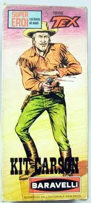Tex Willer - Mego - Kit Carson - Figurine articul�e 20cm - Baravelli Italie 1971