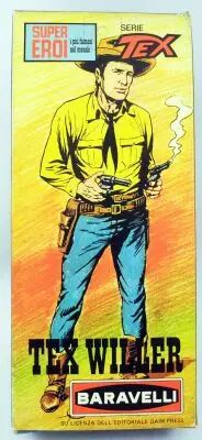 Tex Willer - Mego - Tex Willer - Figurine articul�e 20cm - Baravelli Italie 1971