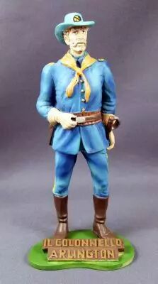 Tex Willer - Statuette r�sine Hachette - Colonel Arlington