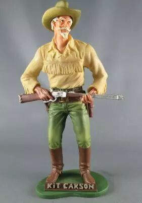 Tex Willer - Statuette r�sine Hachette - Kit Carson