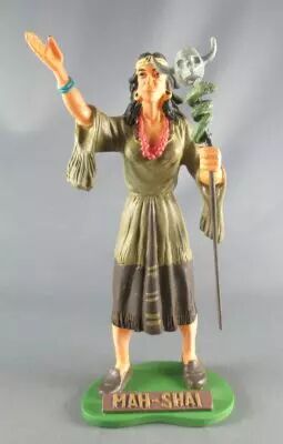Tex Willer - Statuette r�sine Hachette - Mah-Shai