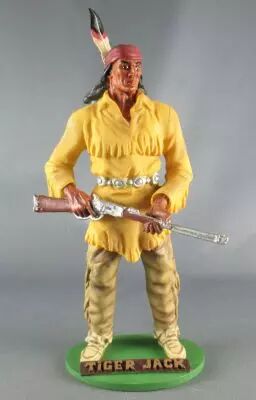 Tex Willer - Statuette r�sine Hachette - Tiger Jack
