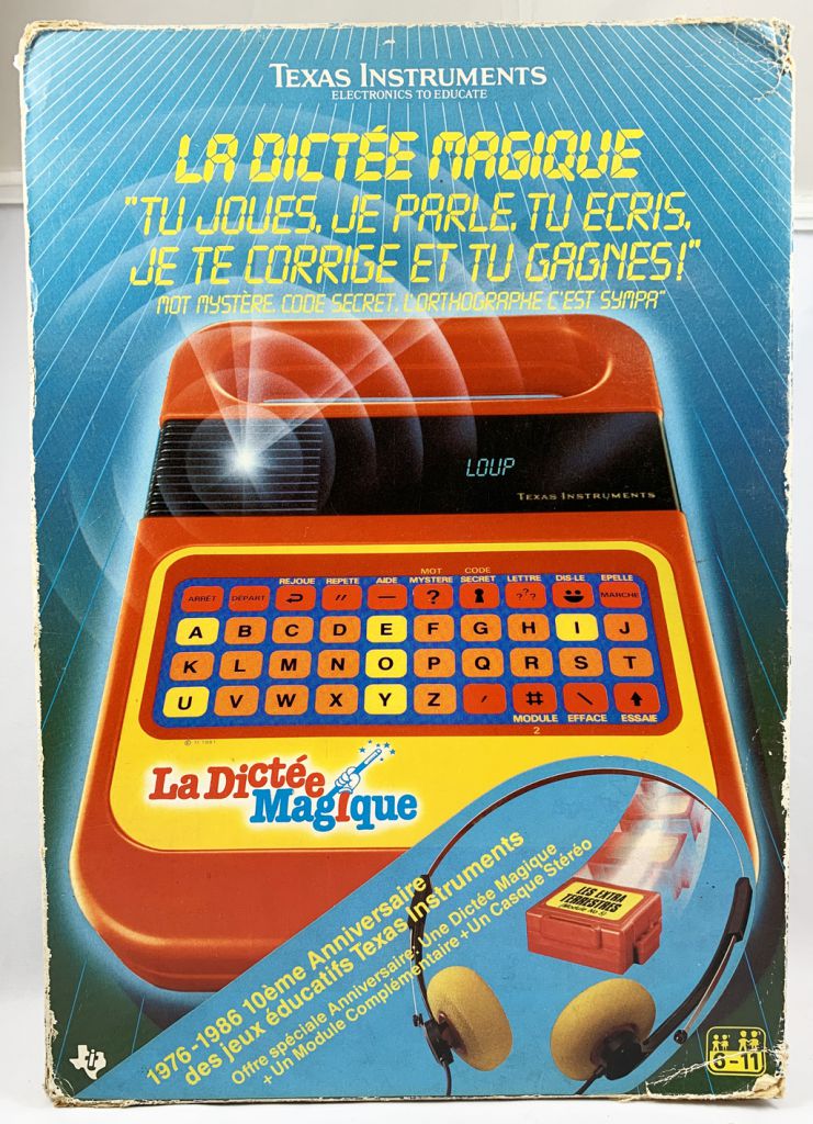 Texas Instruments - La Dictée Magique (en boite 10ème Anniversaire)