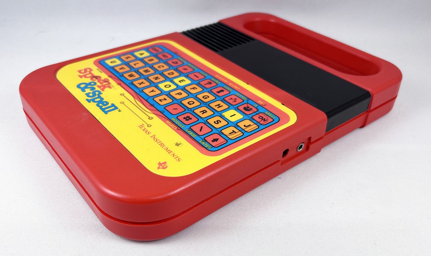 La Dictée Magique Speak & Spell Texas Instruments 1981 - jouets rétro jeux  de société figurines et objets vintage