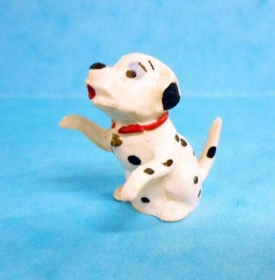 The 101 dalmatians - Jim figure - Baby seating arms up (red collar)