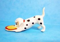 The 101 dalmatians - Jim figure - Baby with head in its mess tin (red collar)