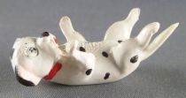 The 101 dalmatians - Jim figure - Puppy laying on his back (red collar)