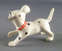 The 101 dalmatians - Jim figure - Puppy running head turned on right side (red collar)