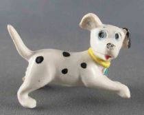 The 101 dalmatians - Jim figure - Puppy running head turned on right side (yellow collar)