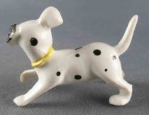 The 101 dalmatians - Jim figure - Puppy running head turned on right side (yellow collar)