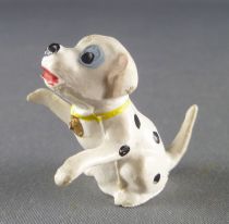 The 101 dalmatians - Jim figure - Puppy seating arms up (yellow collar)