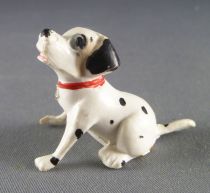 The 101 dalmatians - Jim figure - Puppy seating head up (red collar)