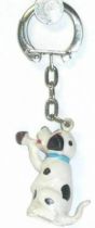 The 101 dalmatians - Jim Keychain - Baby smocking (blue collar)