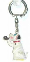 The 101 dalmatians - Jim Keychain - Baby smocking (red collar)