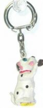 The 101 dalmatians - Jim Keychain - Baby smocking (red collar)