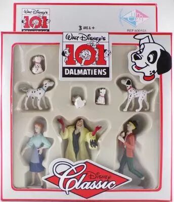 The 101 Dalmatians - Kid\'M Disney Classic - Set of 6 PVC Figures Mint in Box