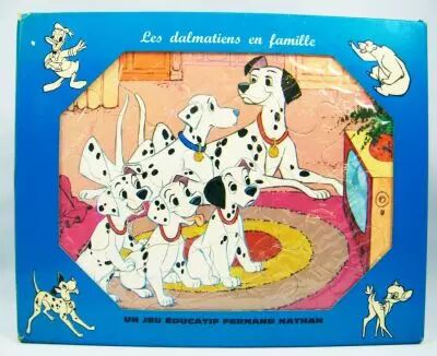 Le dalmatiens en famille - Jeu �ducatif Fernand Nathan (Puzzle) 01