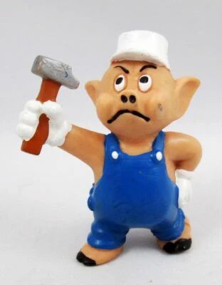 The 3 Little Pigs - Comics Spain pvc figure - Practical Pig with hammer