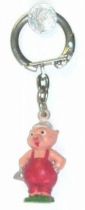 The 3 Little Pigs - Jim key chain figure - Pig bricklayer
