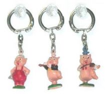 The 3 Little Pigs - Set of 3 Jim key chain figures