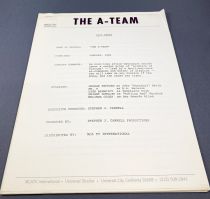 The A-TEAM -  MCA TV International Press Information (1984)