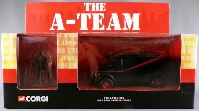 The A-Team - Corgi - 1/36 Scale Tactical GMC Van with B.A. Barracus Figure