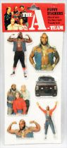 The A-Team - Puffy Stickers set - Larami 1983