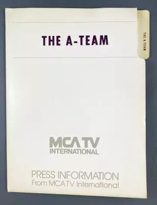 The A-Team (L\'Agence Tout Risque) - Dossier de Presse (Press Information) MCA TV International (1983)