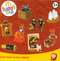 The Adventures of Tintin - McDonald Happy Meal 2011 - Set of 8 pieces