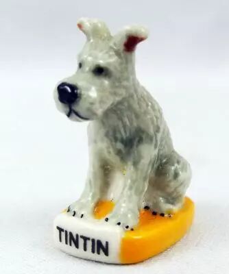 The Adventures of Tintin - Snowy porcelain bean-figure