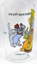 The Aristocats - Amora Mustard Glass - Duchess playing harp, O\'Malley & Scat Cat