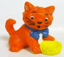 The Aristocats - Bully PVC figure - Toulouse (yellow bowl)