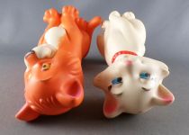 The Aristocats - Delacoste Squeeze Toys - Set of 5 Thomas O\'Malley Duchesse Toulouse Marie Berlioz