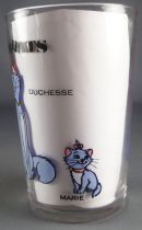 The Aristocats - Mustard glass - O\'Malley, Duchess, Berlioz, Toulouse & Marie