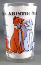 The Aristocats - Mustard glass - O\'Malley, Duchess, Berlioz, Toulouse & Marie