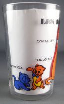 The Aristocats - Mustard glass - O\'Malley, Duchess, Berlioz, Toulouse & Marie