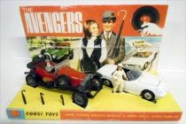 The Avengers - Corgi Gift Set n°40 - John Steed\'s Vintage Bentley & Emma Peel\'s Lotus Elan S2