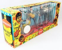 The Beatles - Boxed set of four 3\  figures \ The Swingers\  - Hong Kong 1963