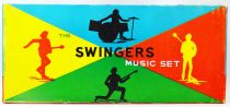 The Beatles - Boxed set of four 3\  figures \ The Swingers\  - Hong Kong 1963