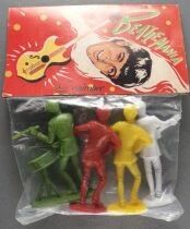 The Beatles - Emirober - Set of 4 Figures Mint in George Harrison Baggie