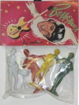 The Beatles - Emirober - Set of 4 figures Mint in Paul Mc Cartney Baggie