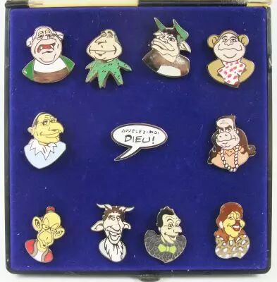 The B�b�te Show - Set of 11 enamel pins - TF1 1991