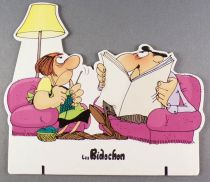 The Bidochon  - Cardboard Stand-Up Display with Removable Feet - In the Living-Room 