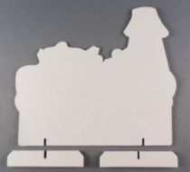 The Bidochon  - Cardboard Stand-Up Display with Removable Feet - In the Living-Room 
